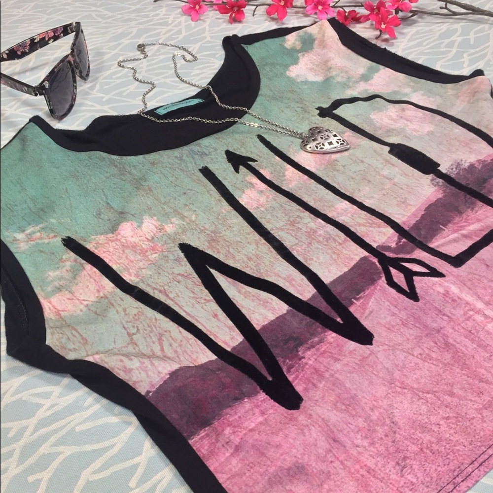 Workshop Wild Oversized Crop Top